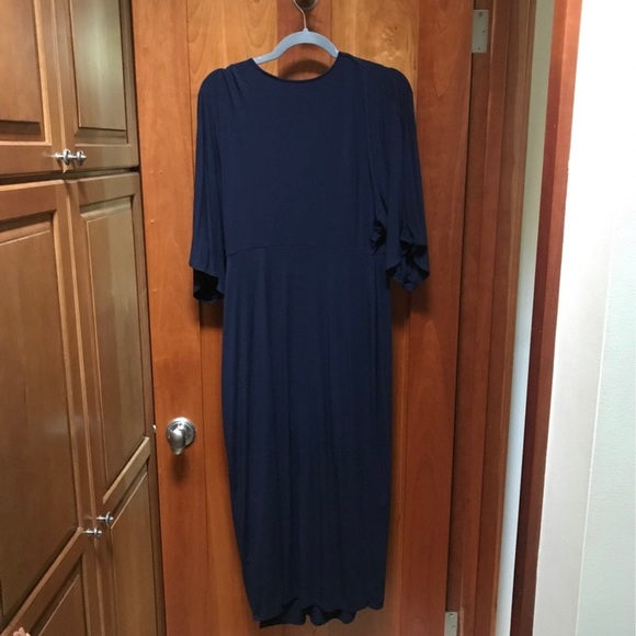 Ingrid and isabell kimono dress, navy, size small - Picture 3 of 4